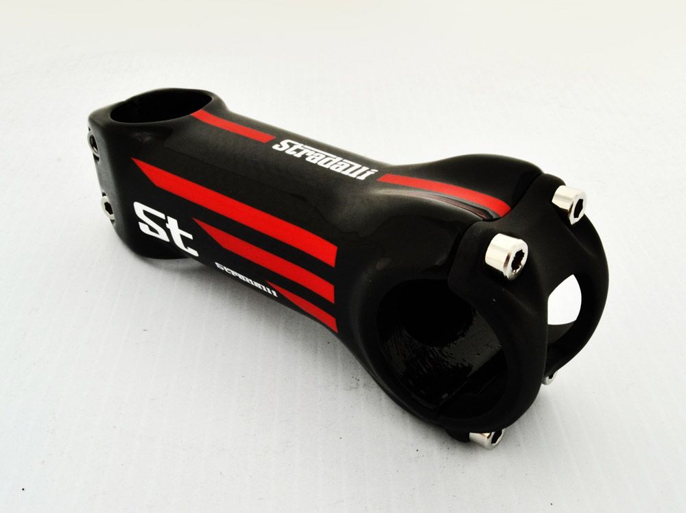 Stradalli Carbon Fiber Stem Red Stripe