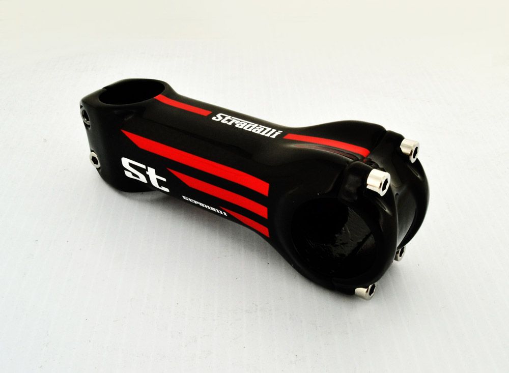 Stradalli Full Carbon Fiber Stem Red Stripe