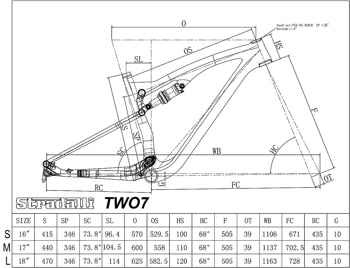 Stradalli 650 Frameset