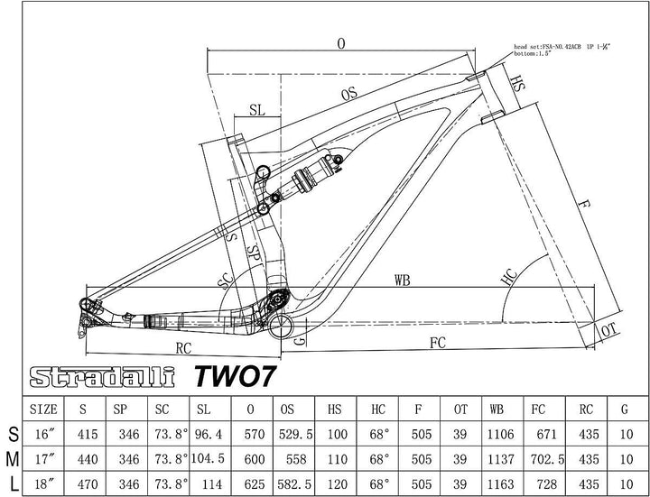 Stradalli 650 Frameset